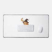 Kopie von Ghost Igel Librarian - Niedliches Hallow Schreibtischunterlage (Tastatur & Maus)