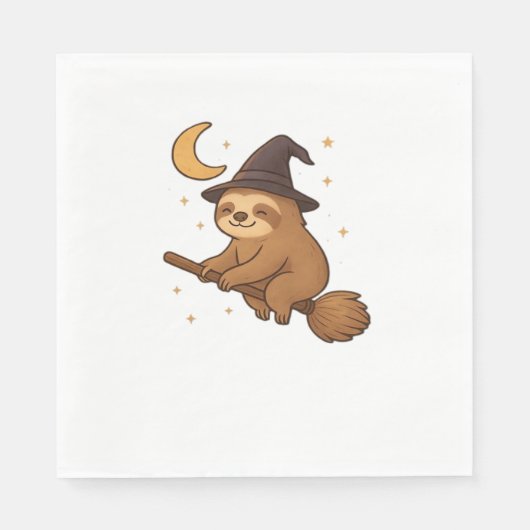 Kopie von Ghost Igel Librarian - Niedliches Hallow Serviette (Vorderseite)