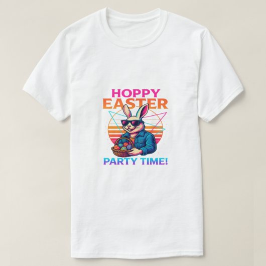Kopie von Hoppy Easter_Party Time - Bold & Exclusi T-Shirt (Design vorne)