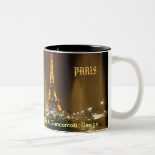 Kopie von IMG4, PARIS, WILLKOMMEN ZU P… - Zweifarbige Tasse