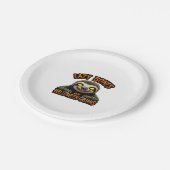 Kopie von Lazy Bones and Halloween Groans - Creepy Pappteller (Schrägansicht)