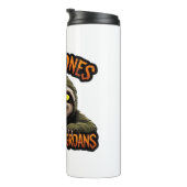 Kopie von Lazy Bones and Halloween Groans - Creepy Thermosbecher (Nach rechts gedreht)