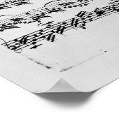 Kopie von "Partita in D Minor for Violin" Poster (Ecke)