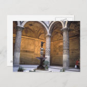 Kopie von Putto mit Dolphin von Andrea del Postkarte (Vorne/Hinten)