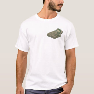 Kopie von süßem Frosch, der im Bett mit Herzdecke  T-Shirt