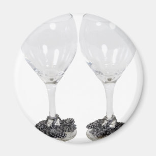 Kopie WineGlassesGrapes110709 Magnet