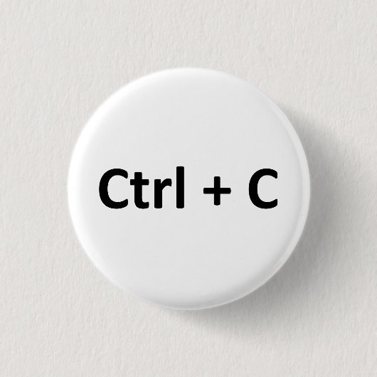 Kopien-Pasten-Zwillinge Ctrl C Ctrl V Button (Vorderseite)