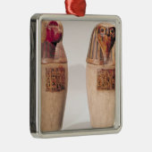 Kopien von zwei canopic Gläsern des neuen Silbernes Ornament (Rechts)