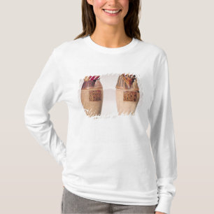 Kopien von zwei canopic Gläsern des neuen T-Shirt