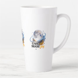Kopiere Mond Freude Himmelsplanet Grafik MUG Milchtasse