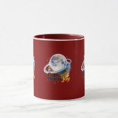 Kopiere Mond Freude Himmelsplanet Grafik MUG Tasse (Zentrum)