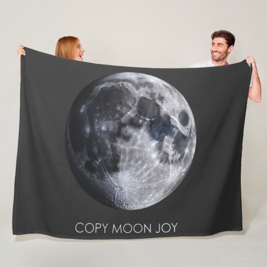 Kopiere Mondfreude Fleecedecke (Beispiel)