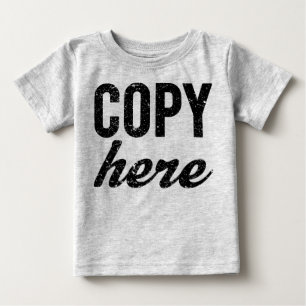 KOPIEREN Sie für Kopien-Pasten-Zwillinge Baby T-shirt