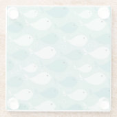 kopieren Sie mit Fischen 2 Glasuntersetzer (Rückseite)