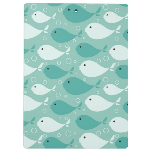 kopieren Sie mit Fischen 2 Klemmbrett (Rückseite)