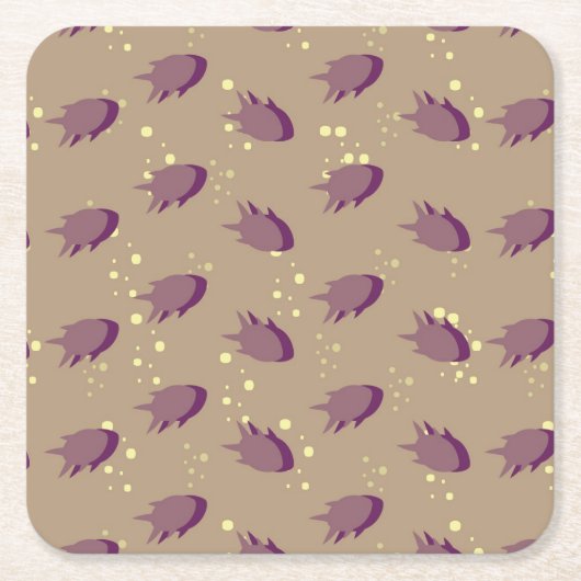 kopieren Sie mit Fischen 2 Rechteckiger Pappuntersetzer (Vorderseite)