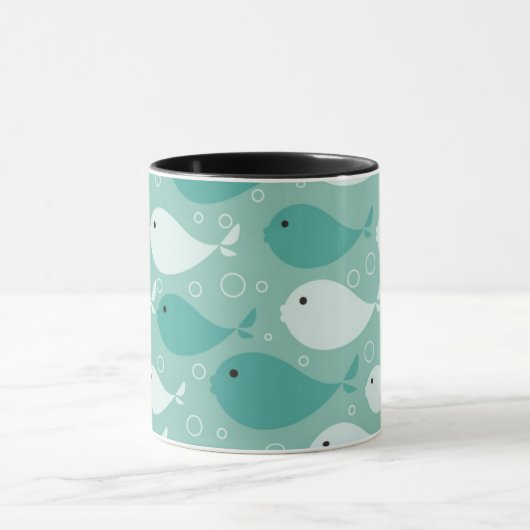 kopieren Sie mit Fischen 2 Tasse (Zentrum)