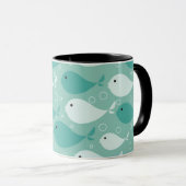 kopieren Sie mit Fischen 2 Tasse (VorderseiteRechts)