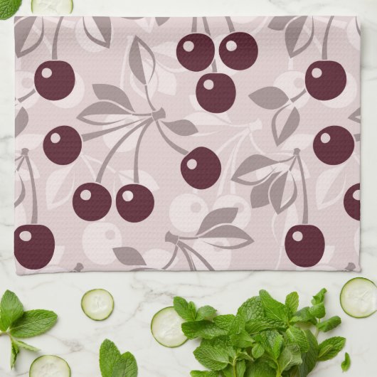 Kopieren Sie mit Kirschen 2 Küchentuch (Gefaltet)