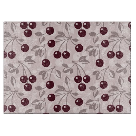 Kopieren Sie mit Kirschen 2 Schneidebrett (Vorderseite)