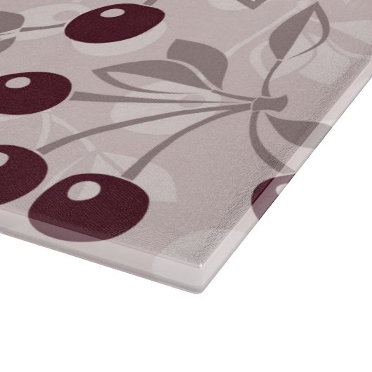 Kopieren Sie mit Kirschen 2 Schneidebrett (Ecke)