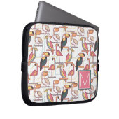 Kopieren Sie mit tropischen Vögeln, die | Ihre Laptopschutzhülle (Vorne Rechts)