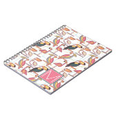 Kopieren Sie mit tropischen Vögeln, die | Ihre Notizblock (Linke Seite)