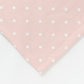 Kopieren Sie mit weißen Tupfen 2 Fleecedecke (Ecke)