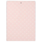 Kopieren Sie mit weißen Tupfen 2 Klemmbrett (Rückseite)