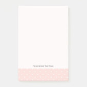 Kopieren Sie mit weißen Tupfen 2 Post-it Klebezettel (Vorderseite)