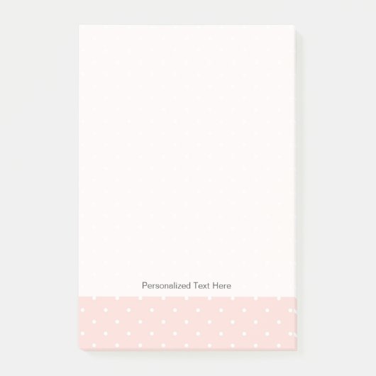 Kopieren Sie mit weißen Tupfen 2 Post-it Klebezettel (Vorderseite)