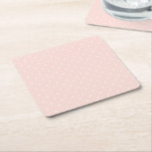 Kopieren Sie mit weißen Tupfen 2 Rechteckiger Pappuntersetzer (angewinkelt)