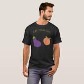Kopieren von Eggplant und Peach-T - Shirt (Vorne ganz)
