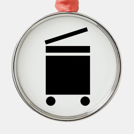 Kopierer Ornament Aus Metall (Vorne)