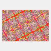 KOPIERFARBEN BLUME ART Wrapping Paper Geschenkpapier Set (Vorderseite 2)