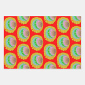 KOPIERFARBEN BLUME ART Wrapping Paper Geschenkpapier Set (Vorderseite)