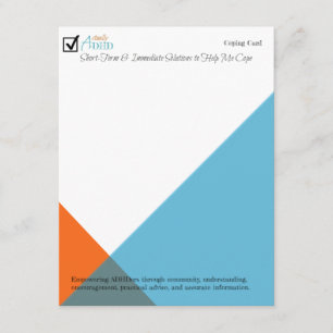 Kopierkarte für ADHD