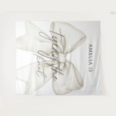 Kopiert den Hintergrund des Brautparty "Knoten" Wandteppich (Vorderseite (Horizontal))