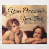 Kopiert Ihre Besetzung und Text Schaumweinetikett (Einzelnes Label)