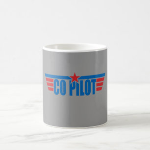Kopilot Wings Abzeichen - Luftfahrt Kaffeetasse