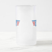 Kopilot Wings Abzeichen - Luftfahrt Mattglas Bierglas (Mittel)