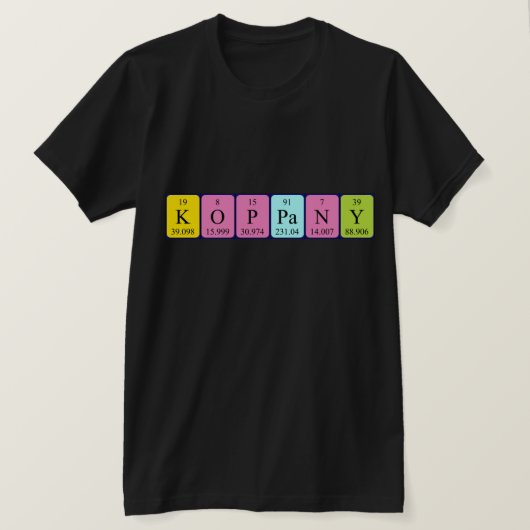 Koppány Periodenname Shirt (Design vorne)