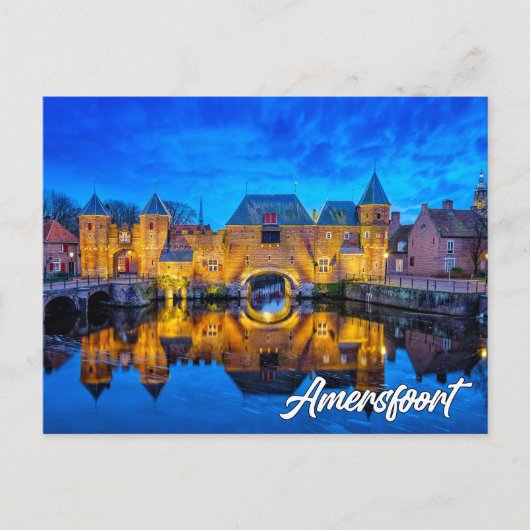 Koppelpoort-Tor, Amersfoort, Niederlande Postkarte (Vorderseite)