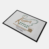 Kopper Kettle Restaurant, Chicago, IL Fußmatte (Schrägansicht)