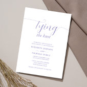 Kopplung der Knoten einfache Hochzeitseinladung Einladung