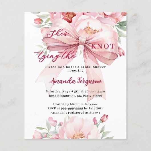 Kopplung der Knoten rosa Bugbrust Bridal Dusche Ei (Vorderseite)