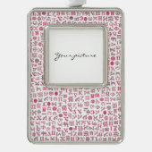 koptisch Rahmen-Ornament silber (Vorderseite)