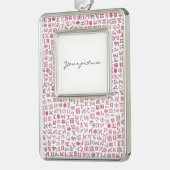 koptisch Rahmen-Ornament silber (Links)