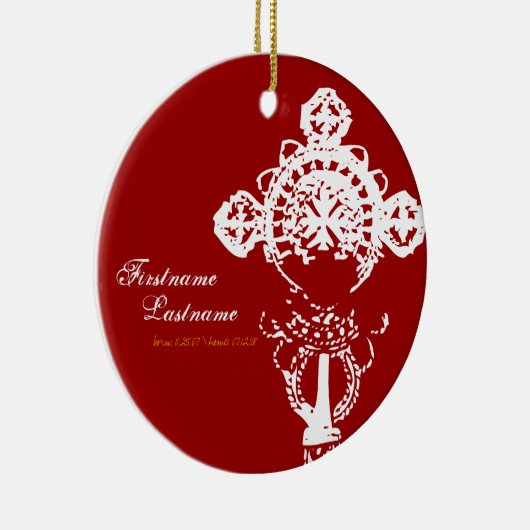 Koptische Querverzierung Keramikornament (Rechts)