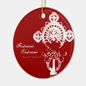 Koptische Querverzierung Keramikornament (Links)